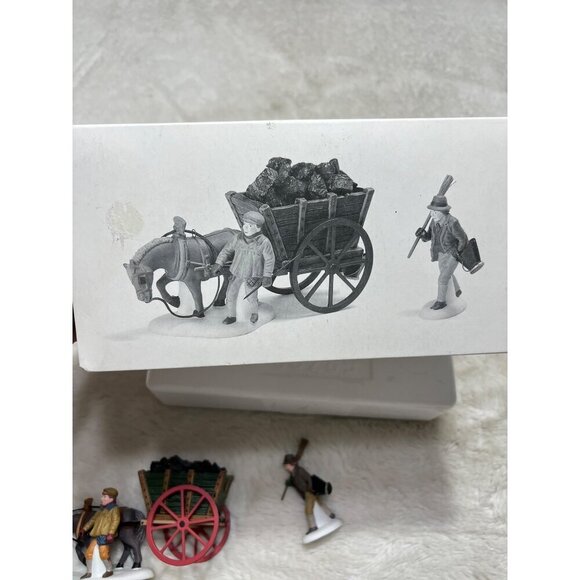 Department 56 Heritage Village Collection Delivering Coal for the Hearth - Picture 2 of 8